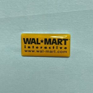 Vintage Walmart Interactive Small Lapel Pin Collectible Retro Advertising